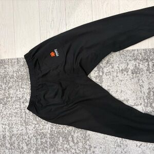 Kenzo black sweatpants with logo emblem